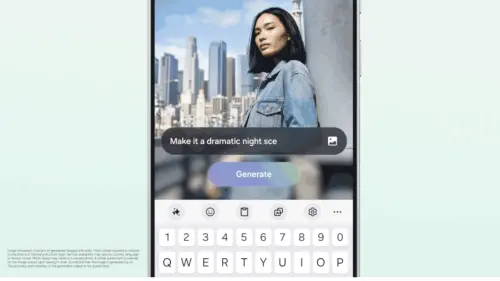 Galaxy S26 FE搭載「相片智慧助理」,使用者可輸入自然語言指令,調整照片場景或新增畫面元素。(圖/三星提供) ▲Galaxy S26 FE搭載「相片智慧助理」,使用者可輸入自然語言指令,調整照片場景或新增畫面元素。(圖/三星提供)