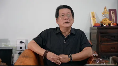 鴻升科技董事長鍾佳勳接受NOWNEWS專訪,談去(2025)年處理丹娜絲颱風所毀損的太陽能光電板過程。(圖/記者王郁勳攝) ▲鴻升科技董事長鍾佳勳接受NOWNEWS專訪,談去(2025)年處理丹娜絲颱風所毀損的太陽能光電板過程。(圖/記者王郁勳攝)