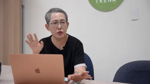再生能源推動聯盟TRENA秘書長高茹萍建議,成立風機履歷、除役預警平台。(圖/記者王郁勳攝) ▲再生能源推動聯盟TRENA秘書長高茹萍建議,成立風機履歷、除役預警平台。(圖/記者王郁勳攝)