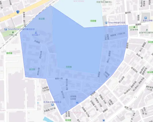 ▲桃園市9月1日停水範圍。(圖/自來水公司water.gov.tw) ▲桃園市中壢區9月1日停水範圍。(圖/自來水公司water.gov.tw)