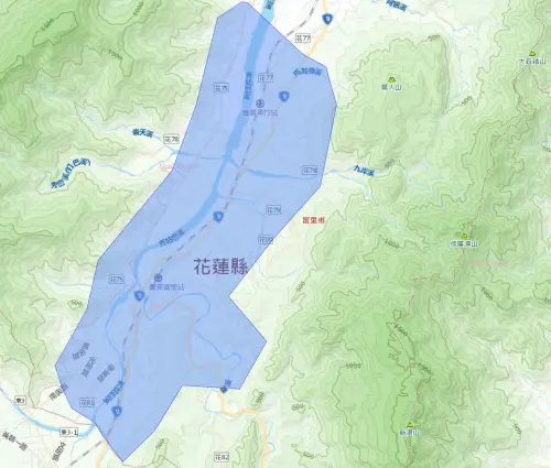 ▲花蓮縣9月1日停水範圍。(圖/自來水公司water.gov.tw) ▲花蓮縣9月1日停水範圍。(圖/自來水公司water.gov.tw)