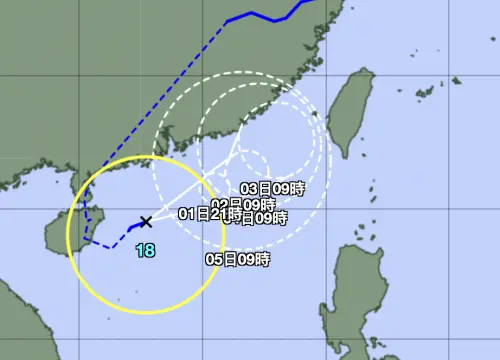 沙德爾颱風路徑主要往東北為主,周三開始北轉角度會更明顯。(圖/日本氣象廳) ▲沙德爾颱風路徑主要往東北為主,周三開始北轉角度會更明顯。(圖/日本氣象廳)