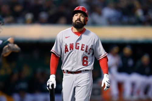 ▲天使曾以7年2.45億美元網羅倫登（Anthony Rendon），但他2020至2024年間僅出賽257場，成為近年最具代表性的大型失敗合約之一。（圖／美聯社／達志影像）