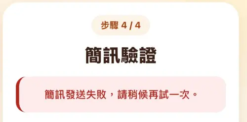 (圖/翻攝動滋網500.gov.tw) ▲運動部「揮汗有禮」開放出現卡頓,多數人都卡在「簡訊驗證碼(OTP)」步驟。(圖/翻攝動滋網500.gov.tw)