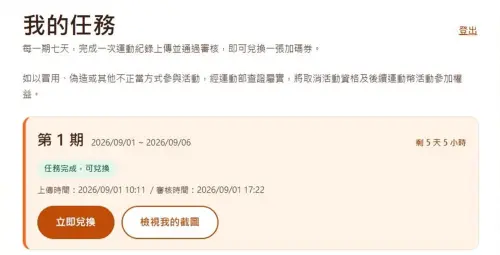 (圖/翻攝Threads) ▲運動部「揮汗有禮」推廣全民運動,但有民眾指出如果是用別人的截圖參加,審核人員恐怕很難抓到。(圖/翻攝Threads)